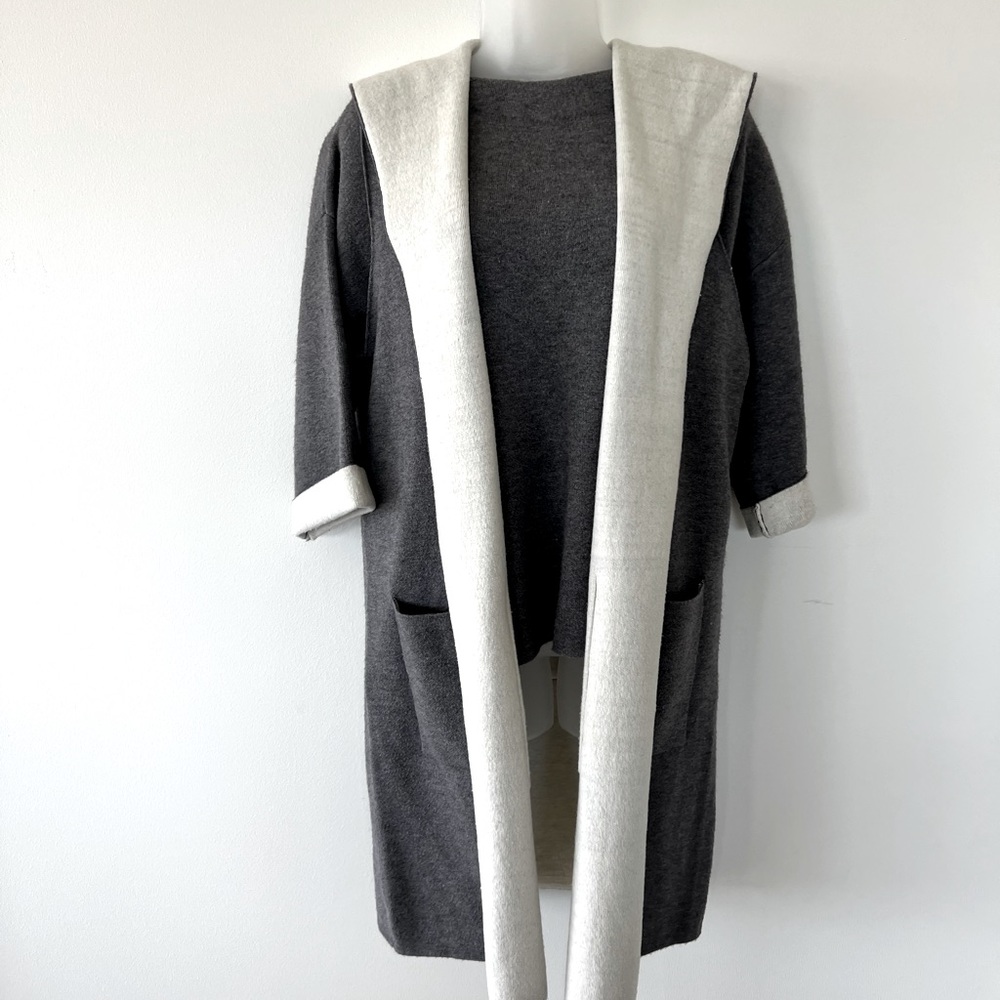 Two piece hooded sweater set